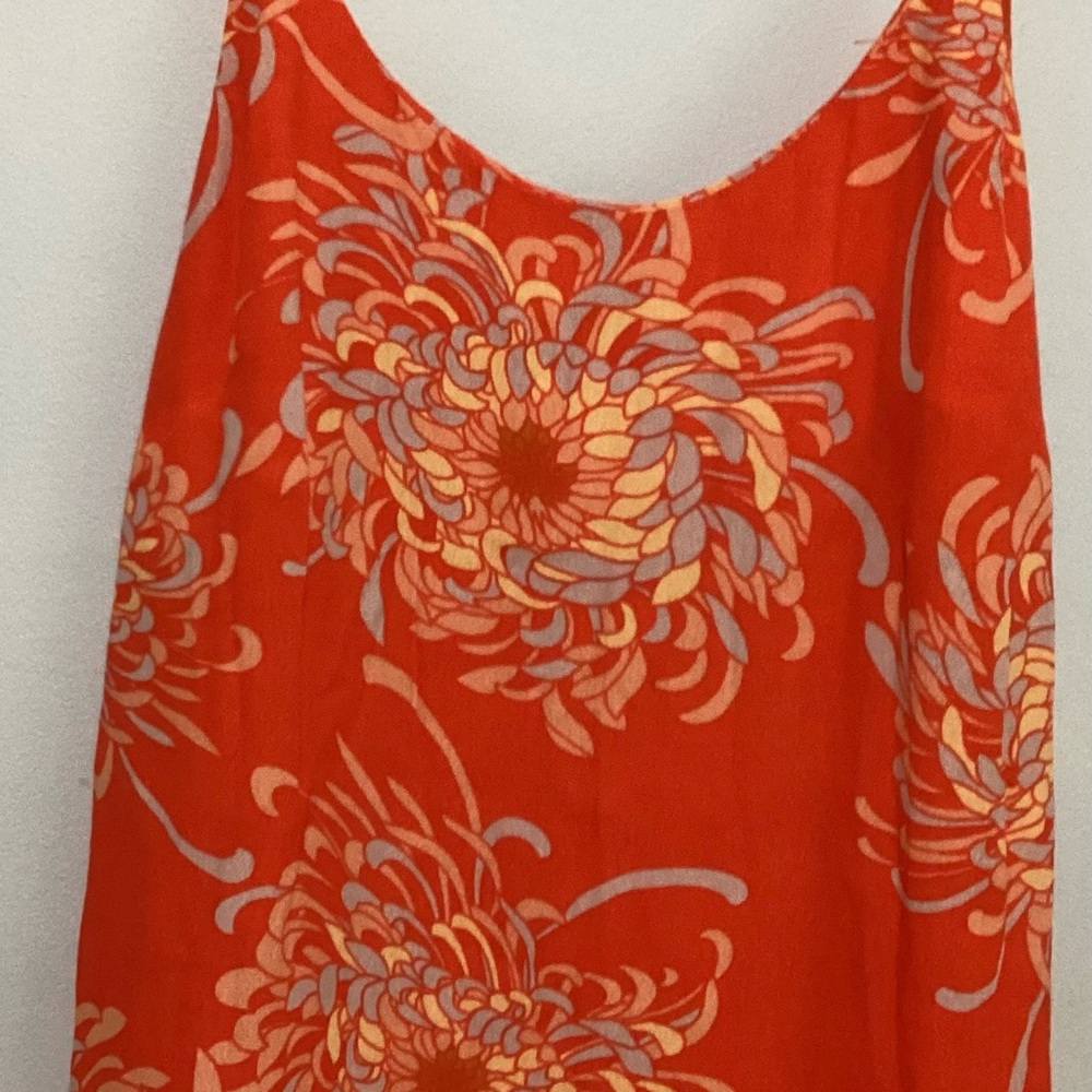 CAbi women’s Tank Orange Floral S